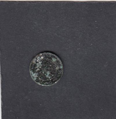 Beschrijving: 1/2 Cent WILHELMINA